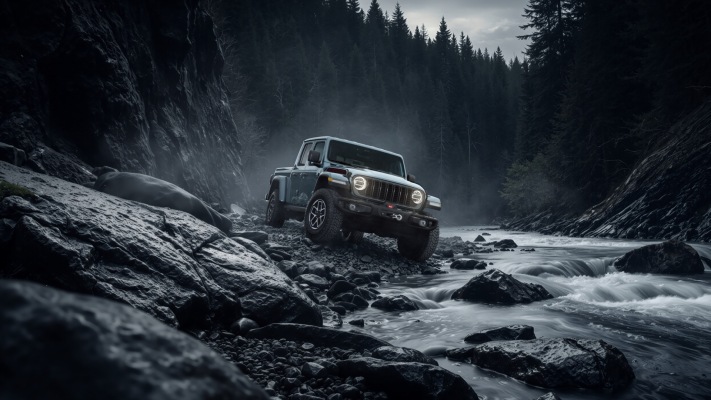 Jeep Gladiator Shadow Ops 2026. Desktop wallpaper