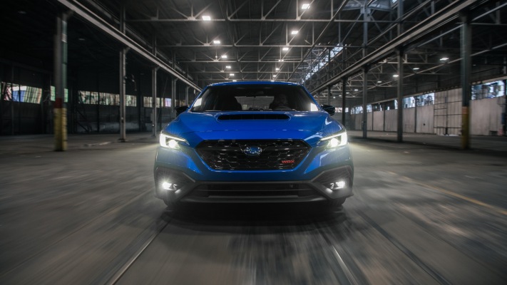 Subaru WRX tS USA Version 2025. Desktop wallpaper