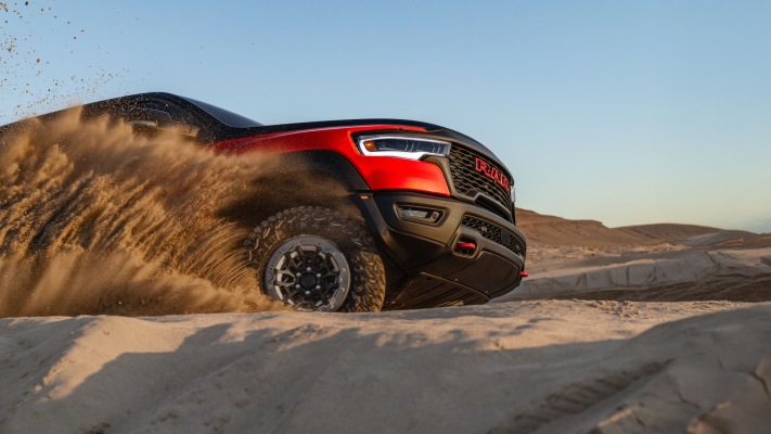 Ram 1500 SRT TRX Bloodshot Night Edition 2027. Desktop wallpaper