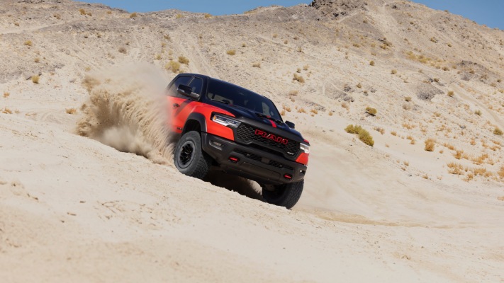 Ram 1500 SRT TRX Bloodshot Night Edition 2027. Desktop wallpaper