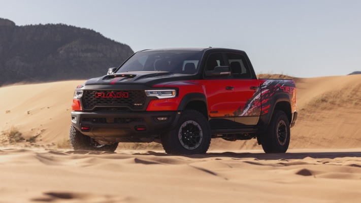 Ram 1500 SRT TRX Bloodshot Night Edition 2027. Desktop wallpaper