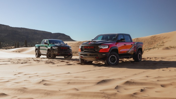 Ram 1500 SRT TRX Bloodshot Night Edition 2027. Desktop wallpaper