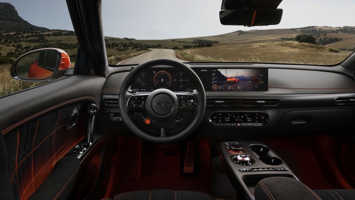 Genesis GV60 Magma 2026. Desktop wallpaper