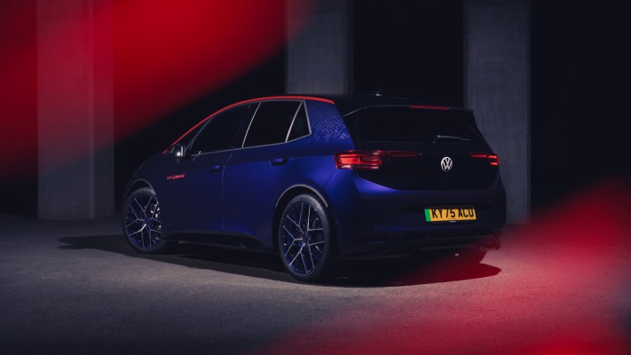 Volkswagen ID.3 GTX Fire Ice UK Version 2026. Desktop wallpaper