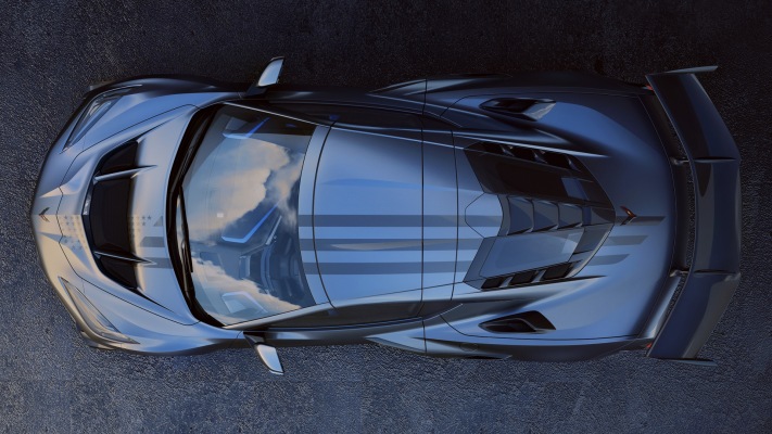 Chevrolet Corvette ZR1X Stars & Steel Limited Edition 2026. Desktop wallpaper