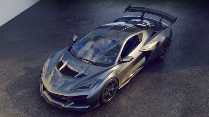 Chevrolet Corvette ZR1X Stars & Steel Limited Edition 2026. Desktop wallpaper