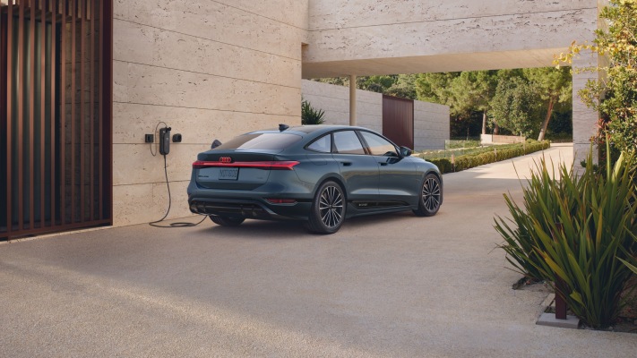 Audi A6 Sportback e-tron quattro USA Version 2027. Desktop wallpaper