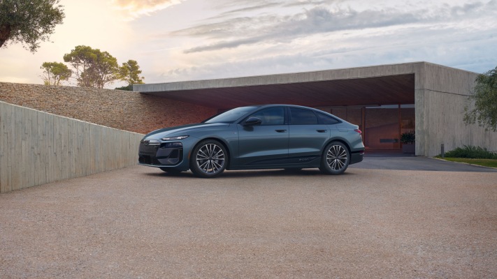Audi A6 Sportback e-tron quattro USA Version 2027. Desktop wallpaper