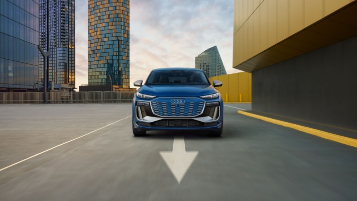 Audi SQ6 Sportback e-tron USA Version 2027. Desktop wallpaper