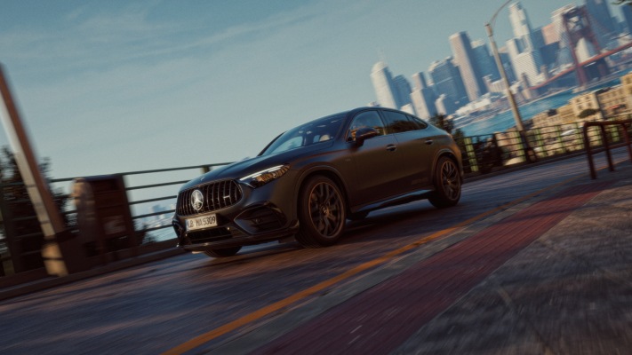 Mercedes-AMG GLC 53 4MATIC+ Coupé 2027. Desktop wallpaper