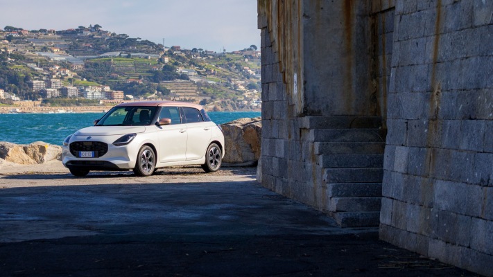 Suzuki Swift Hybrid Sakura 2026. Desktop wallpaper