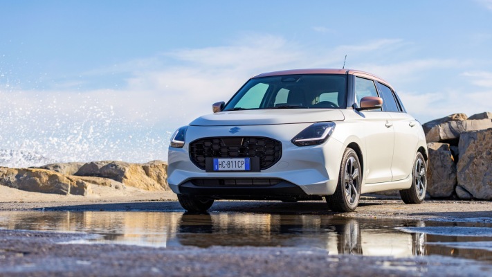 Suzuki Swift Hybrid Sakura 2026. Desktop wallpaper