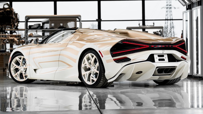 Bugatti W16 Mistral La Perle Rare 2026. Desktop wallpaper