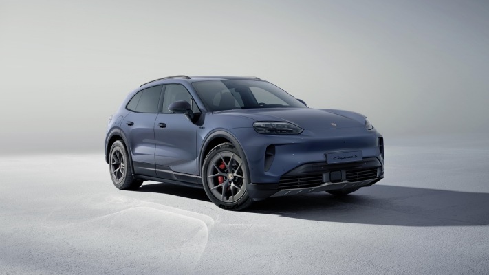 Porsche Cayenne S Electric 2027. Desktop wallpaper
