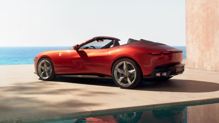 Ferrari Amalfi Spider 2027. Desktop wallpaper