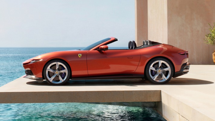 Ferrari Amalfi Spider 2027. Desktop wallpaper