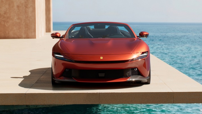 Ferrari Amalfi Spider 2027. Desktop wallpaper