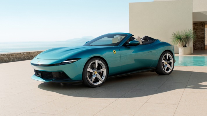 Ferrari Amalfi Spider 2027. Desktop wallpaper