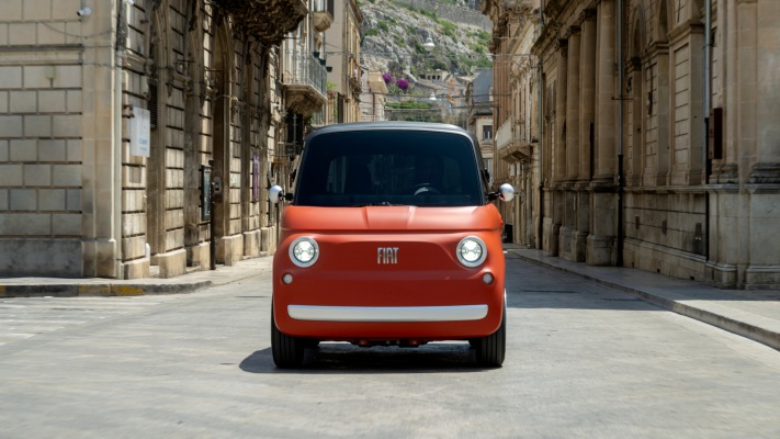 Fiat Topolino Corallo 2026. Desktop wallpaper