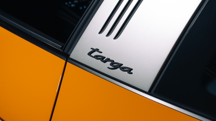 Porsche 911 Targa 4 GTS UK Version 2025. Desktop wallpaper