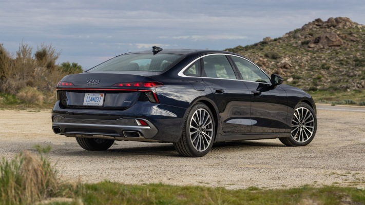 Audi A6 TFSI USA Version 2026. Desktop wallpaper