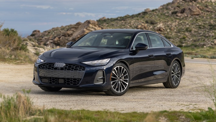 Audi A6 TFSI USA Version 2026. Desktop wallpaper