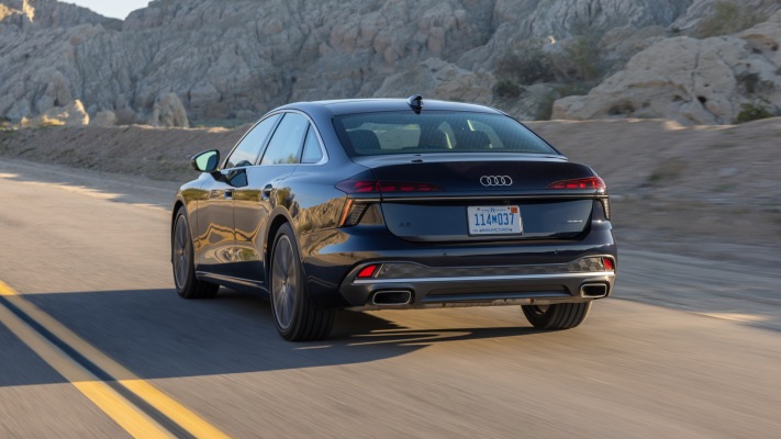 Audi A6 TFSI USA Version 2026. Desktop wallpaper