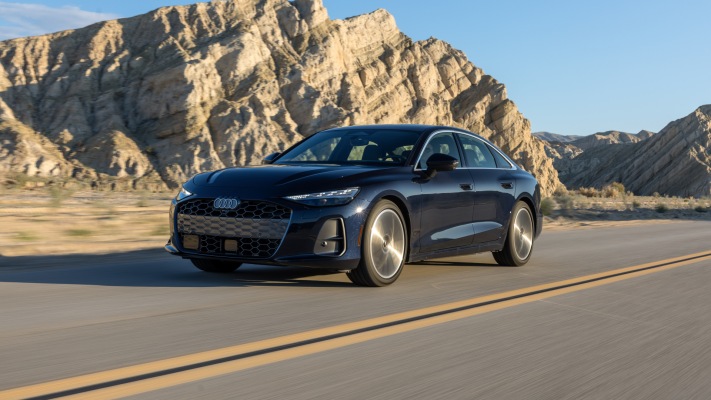 Audi A6 TFSI USA Version 2026. Desktop wallpaper
