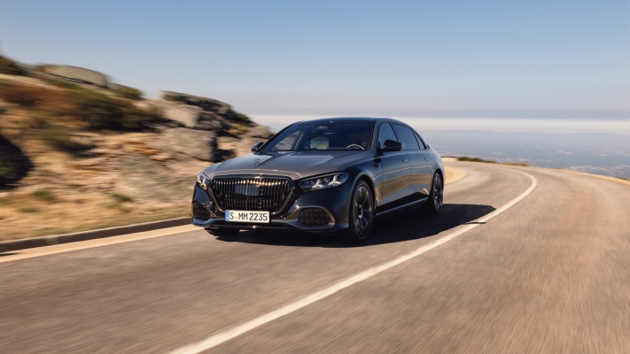 Mercedes-Maybach S 580 Night Series 2027. Desktop wallpaper