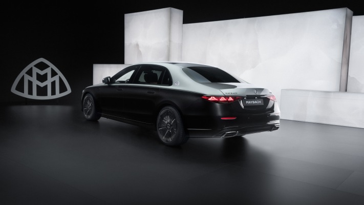 Mercedes-Maybach S 580 Night Series 2027. Desktop wallpaper