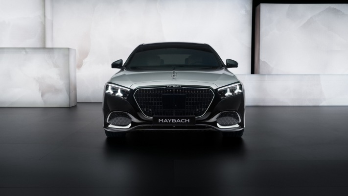 Mercedes-Maybach S 580 Night Series 2027. Desktop wallpaper