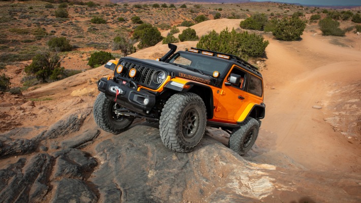 Jeep Wrangler Buzzcut Concept 2026. Desktop wallpaper