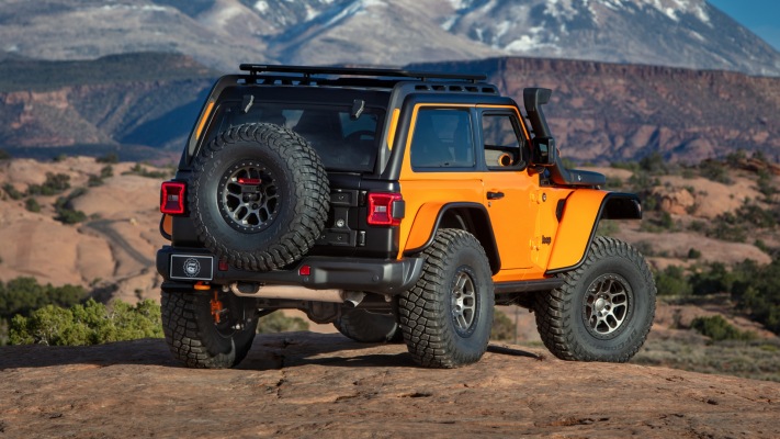 Jeep Wrangler Buzzcut Concept 2026. Desktop wallpaper