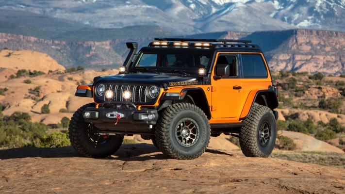 Jeep Wrangler Buzzcut Concept 2026. Desktop wallpaper