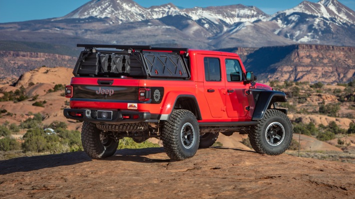Jeep Gladiator Red Rock Concept 2026. Desktop wallpaper