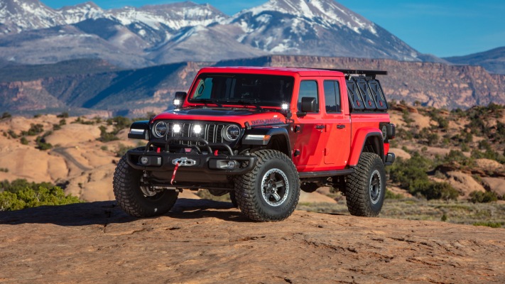 Jeep Gladiator Red Rock Concept 2026. Desktop wallpaper