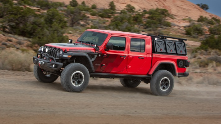 Jeep Gladiator Red Rock Concept 2026. Desktop wallpaper