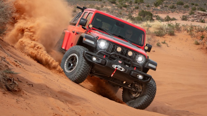 Jeep Gladiator Red Rock Concept 2026. Desktop wallpaper