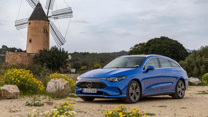 Mercedes-Benz CLA 250+ EQ Shooting Brake 2026. Desktop wallpaper