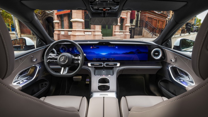 Mercedes-Benz C-Class EV 2027. Desktop wallpaper