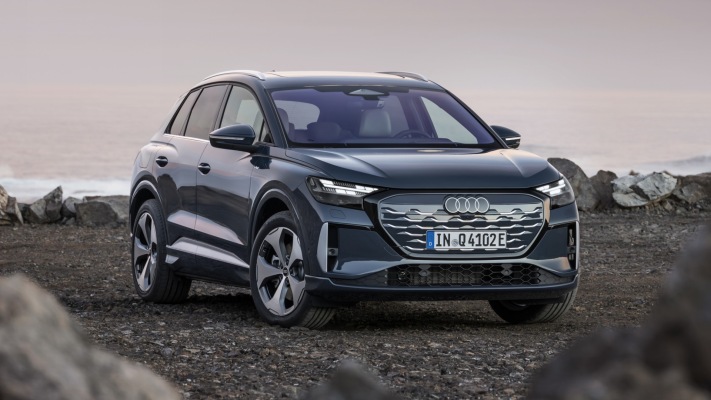 Audi Q4 e-tron 2027. Desktop wallpaper