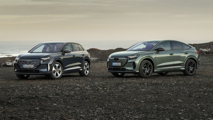 Audi Q4 e-tron 2027. Desktop wallpaper