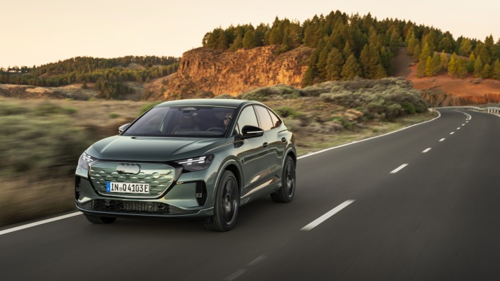 Audi Q4 Sportback e-tron 2027. Desktop wallpaper