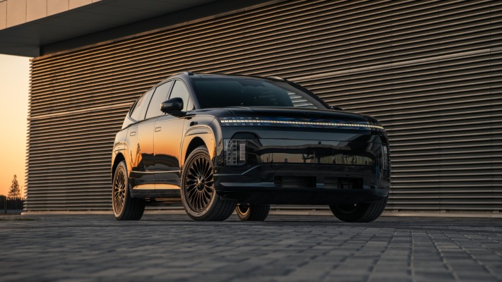 Hyundai IONIQ 9 Calligraphy Black Ink USA Version 2027. Desktop wallpaper