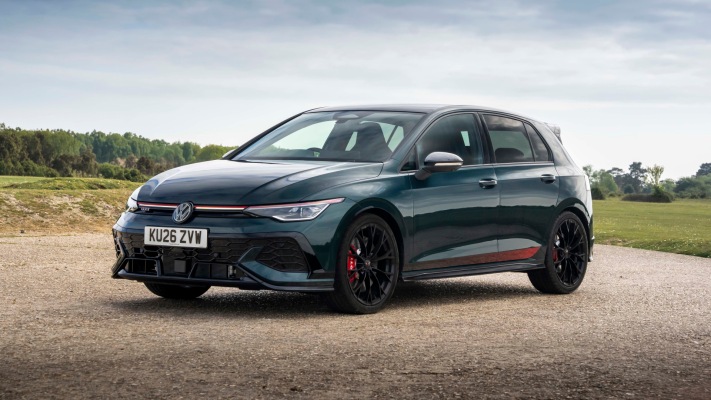 Volkswagen Golf GTI Edition 50 UK Version 2026. Desktop wallpaper