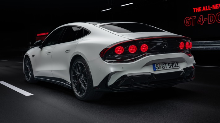 Mercedes-AMG GT 4-Door Coupé 2027. Desktop wallpaper