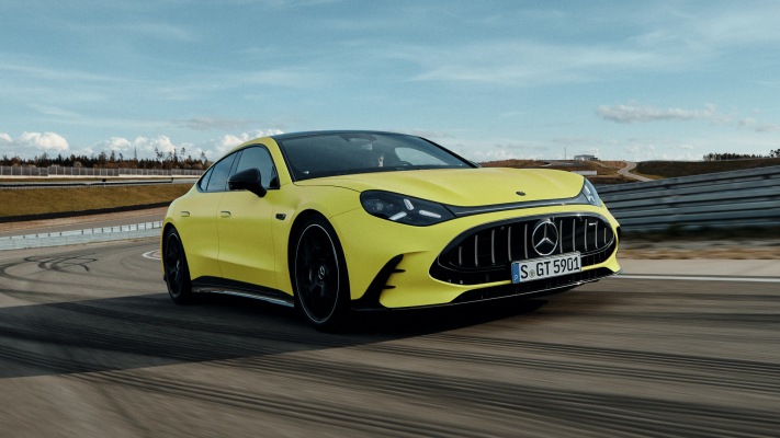 Mercedes-AMG GT 4-Door Coupé 2027. Desktop wallpaper