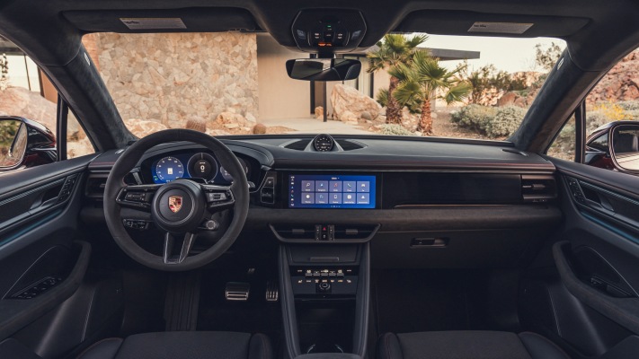 Porsche Macan GTS USA Version 2026. Desktop wallpaper