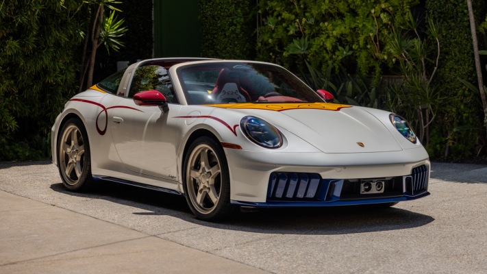 Porsche 911 Targa 4 GTS Jessie 2026. Desktop wallpaper