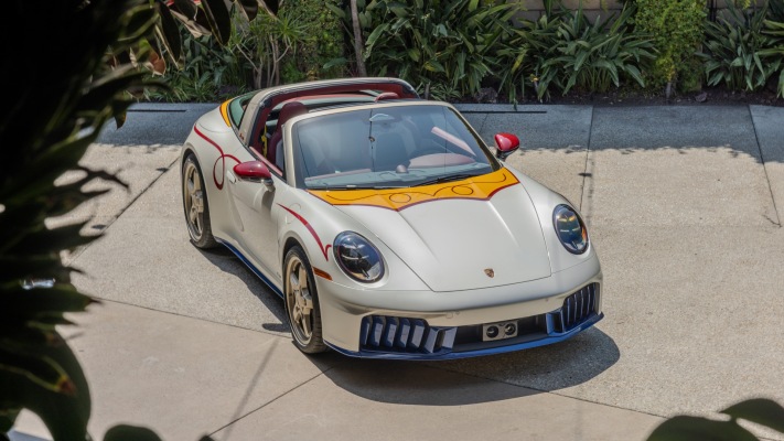 Porsche 911 Targa 4 GTS Jessie 2026. Desktop wallpaper